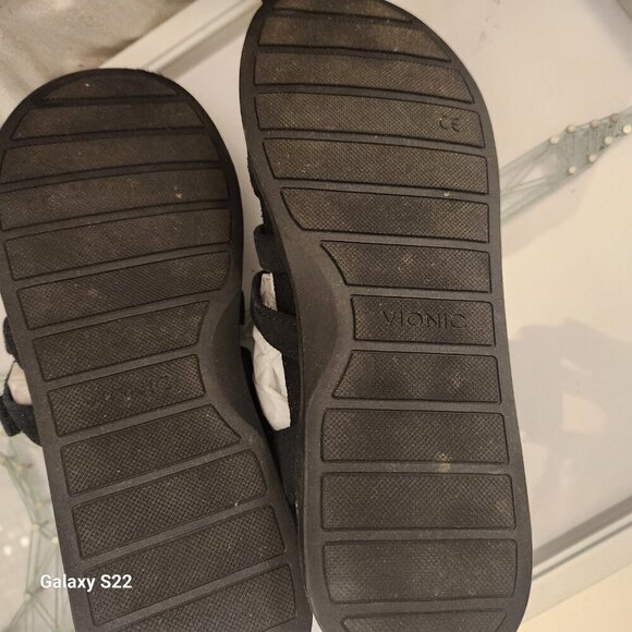 NEW Vionic Women's Palm Ritta Anklestrap Gladiator Orthotic Sandals Size 6 BLACK - Picture 5 of 10